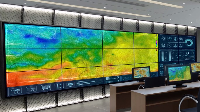 智慧环境监测系统气象站模板