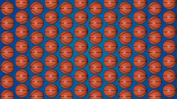 篮球橙色球3d蓝色背景图案