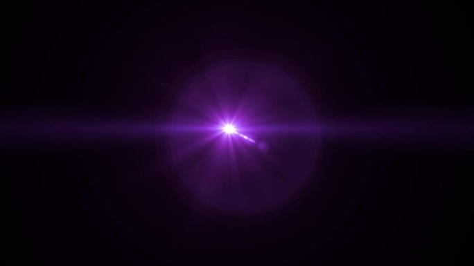 闪光褪色移动紫色灯标志光学镜头星星耀斑闪亮动画循环背景新质量自然照明灯光线效果动态彩色明亮视频素材