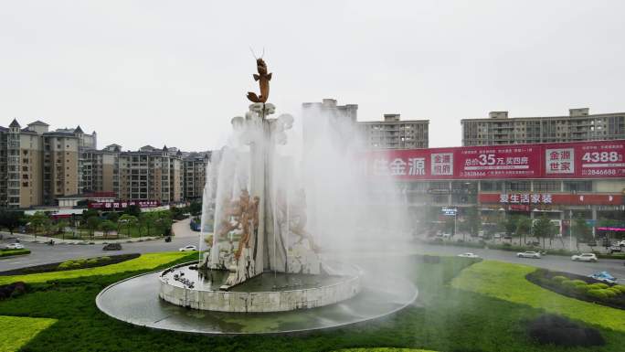 梧州城雕喷泉