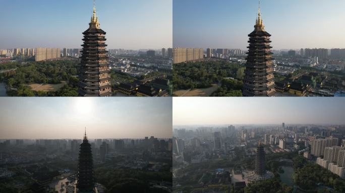 常州地标天宁寺天宁宝塔