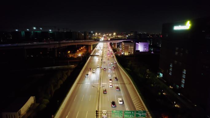 杭州留石高架夜景