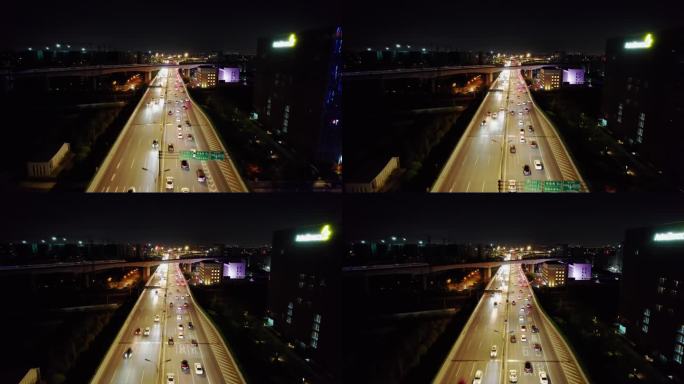 杭州留石高架夜景