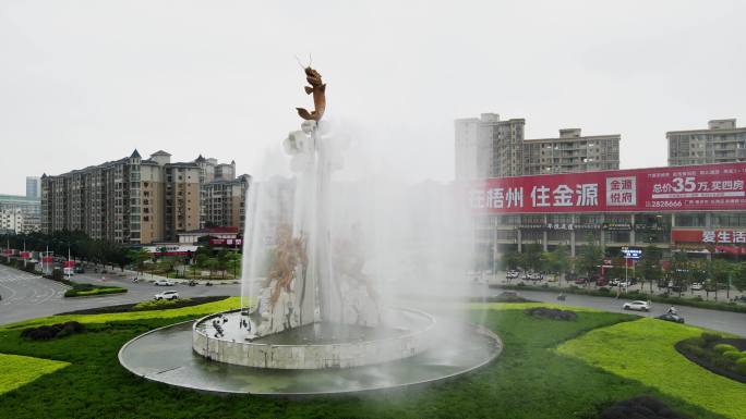 梧州城雕喷泉
