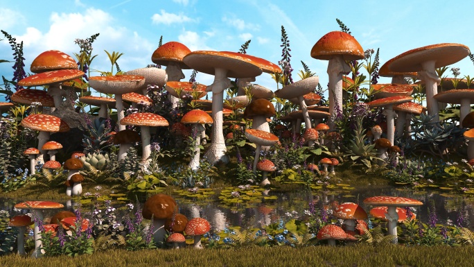 蘑菇微观世界 蘑菇森林 蘑菇世界