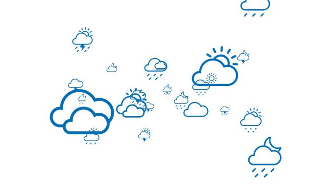 天气预报转场视频素材02