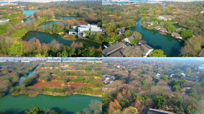 杭州西湖区西溪湿地美景风景视频素材44