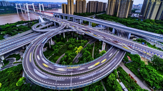 重庆城市风光鹅公岩大桥
