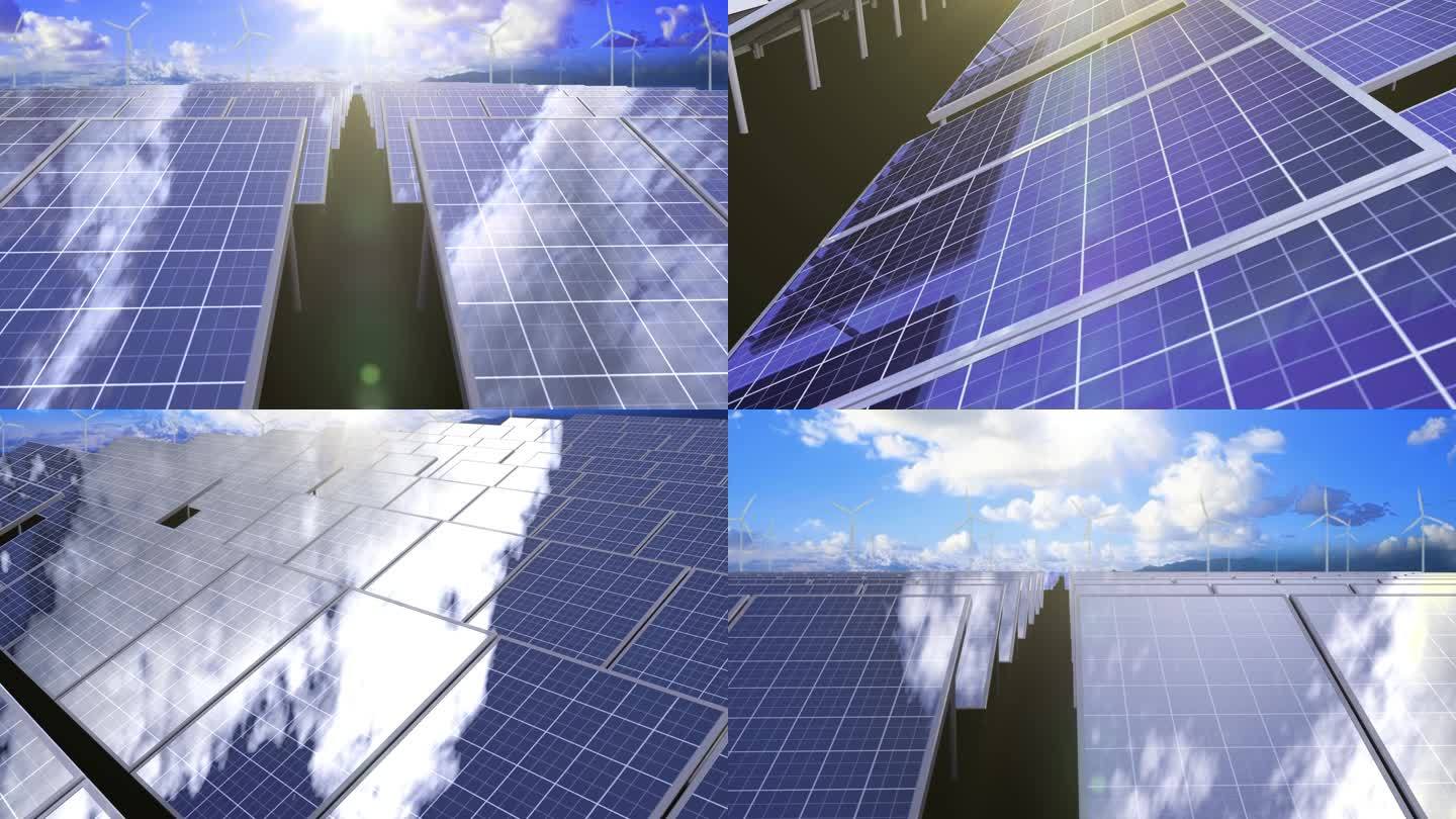 光伏 太阳能板视频