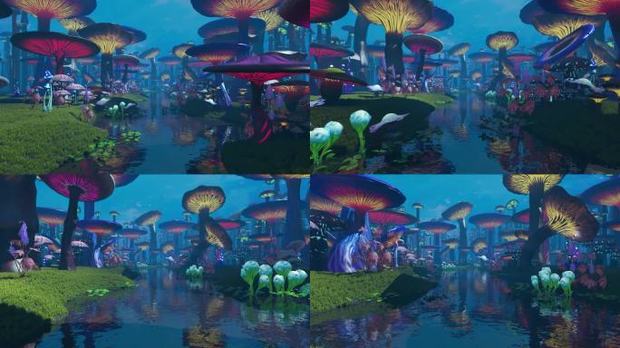 奇幻蘑菇  梦幻蘑菇 蘑菇世界 蘑菇森林