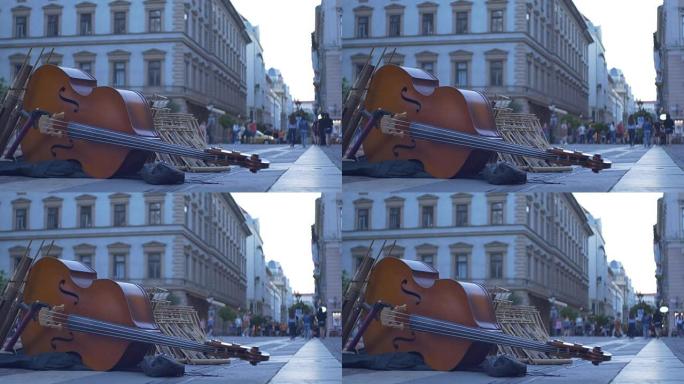 低音提琴街头乐器