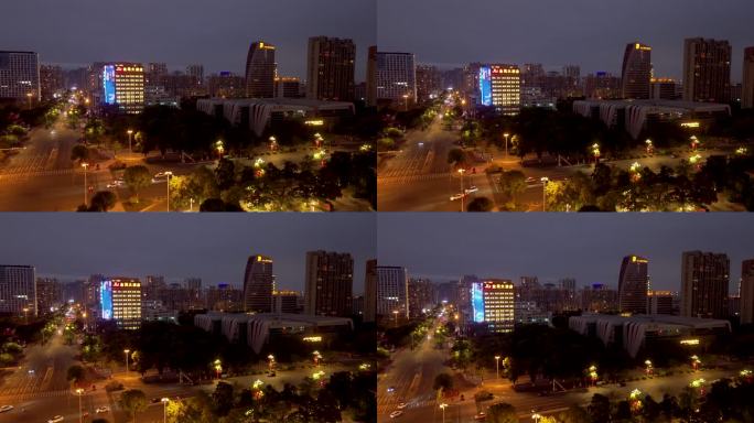 莆田市  莆仙大剧院夜景 体育中心 金茂