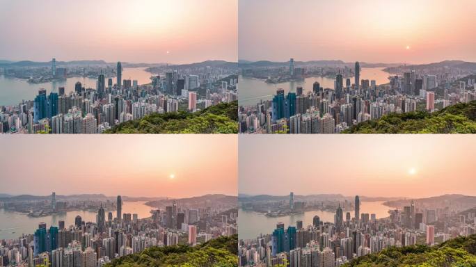 香港日出延时