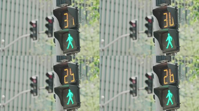 4k高清实拍素材街头红绿灯
