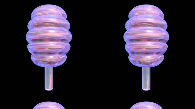 赛博朋克 场景树林可爱棒冰糖果棒棒糖可爱