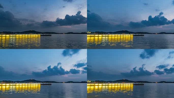 无锡市蠡湖自然风光4k延时摄影