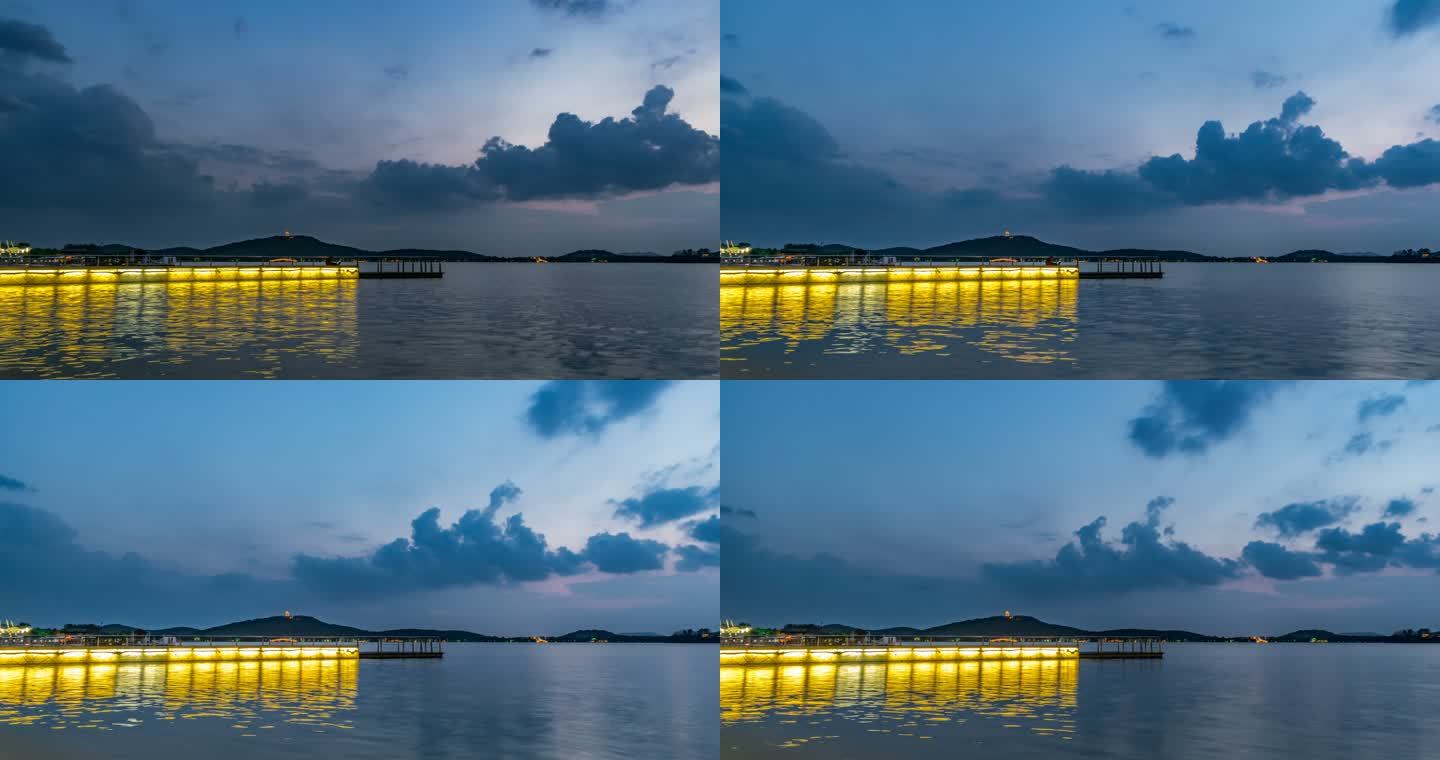 无锡市蠡湖自然风光4k延时摄影