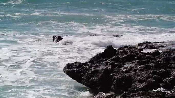 海水和石岸