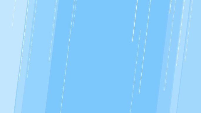 4k卡通速度线条动画蓝色时尚文字标题背景