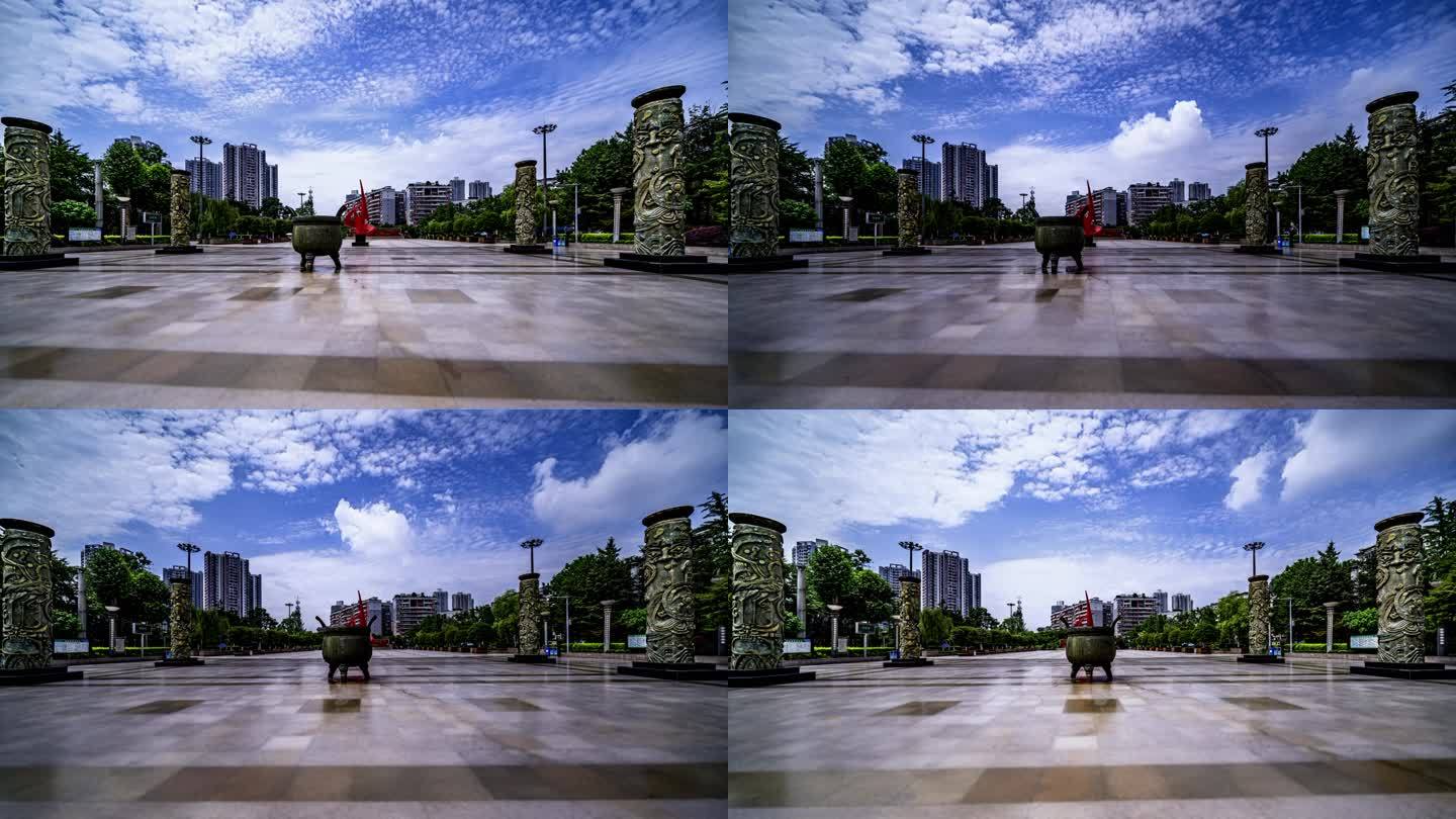 重庆城市风光巴南-人民广场