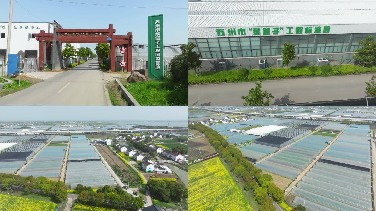 4K航拍吴江国家现代农业产业园