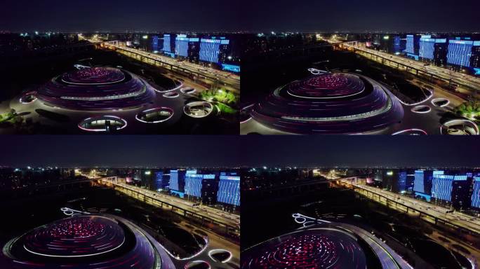杭州电竞中心夜景