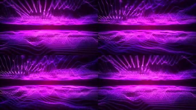 紫色声音可视化器不错的部分。