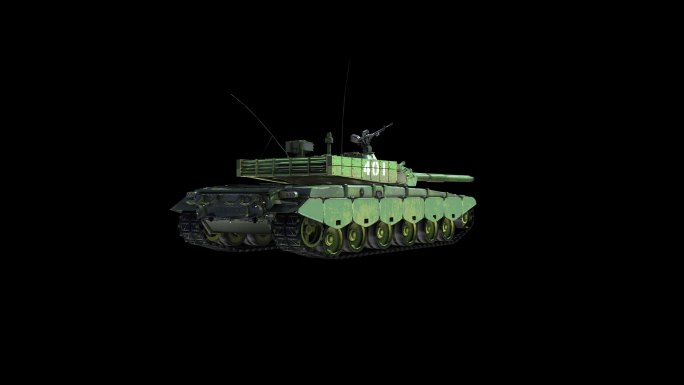 99式主战坦克360度展示