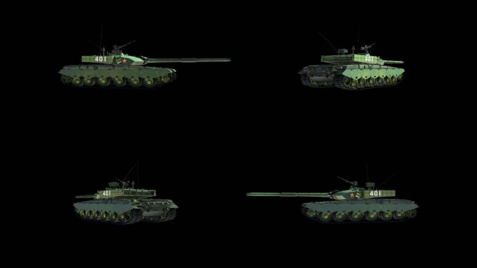 99式主战坦克360度展示