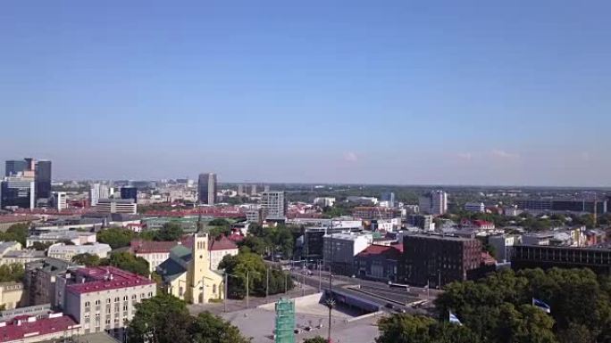 爱沙尼亚塔林市鸟瞰图