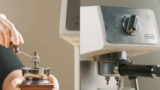 咖啡机意式咖啡制作过程