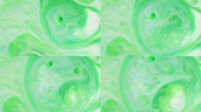丙烯酸纹理与绿色大理石花纹背景