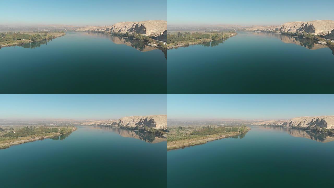幼发拉底河，Birecik，Sanliurfa，土耳其