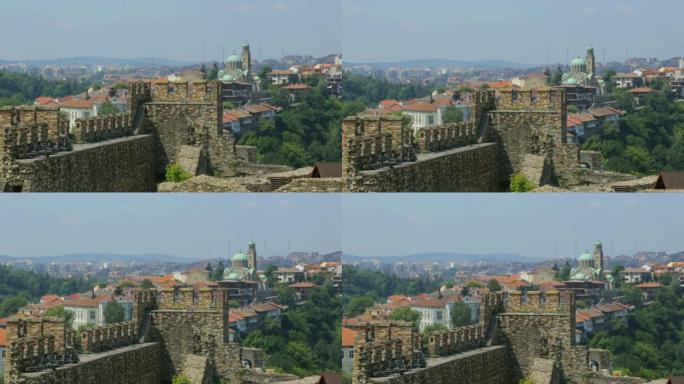 夏日维利科·特鲁诺沃市的景色