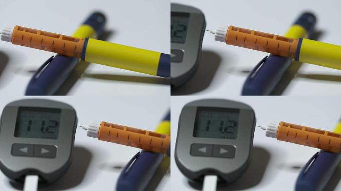 糖尿病检测设备和胰岛素治疗。高血糖症