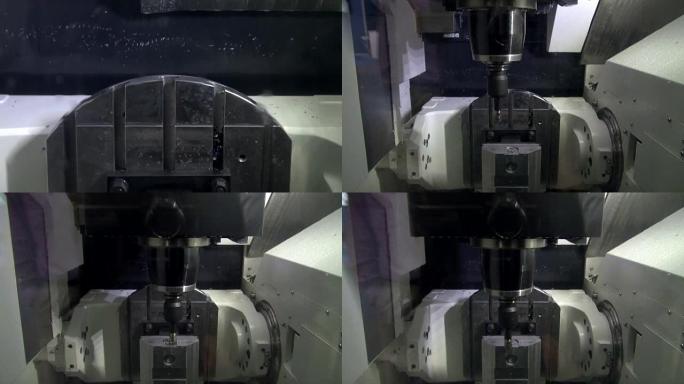 数控铣床在工厂制造一些钢零件