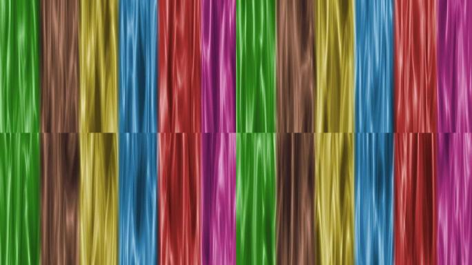 彩色窗帘风格背景动画-无缝循环
