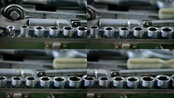 汽车修理厂的一套工具