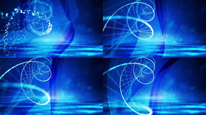 DNA双螺旋链医学背景