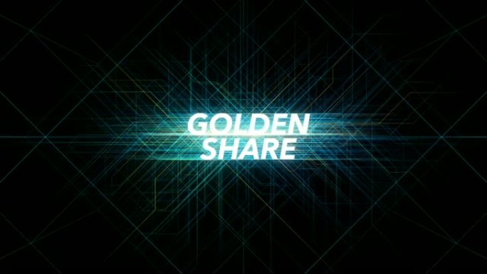 Digital Lines Tech Word - GOLDEN SHARE