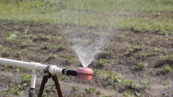 灌溉用喷头。给花园浇水，浇水配件