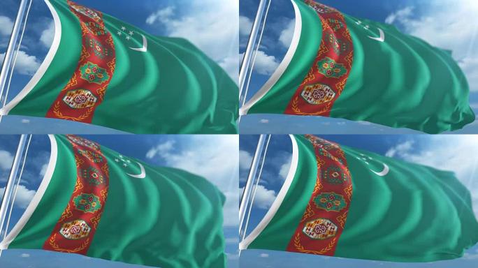 土库曼斯坦国旗|可循环