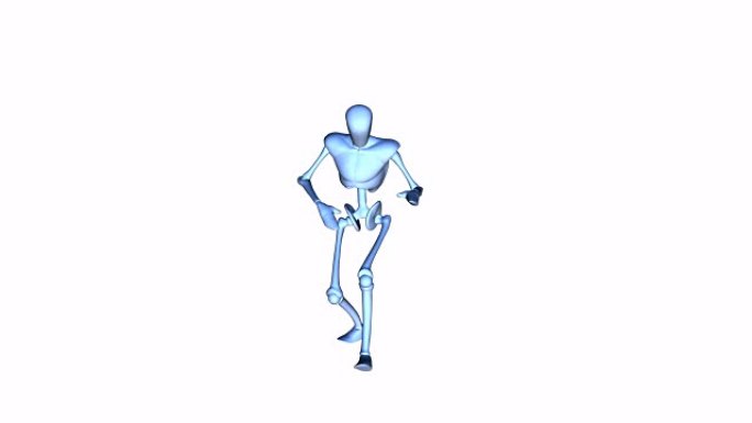 人体模型的数字3D动画