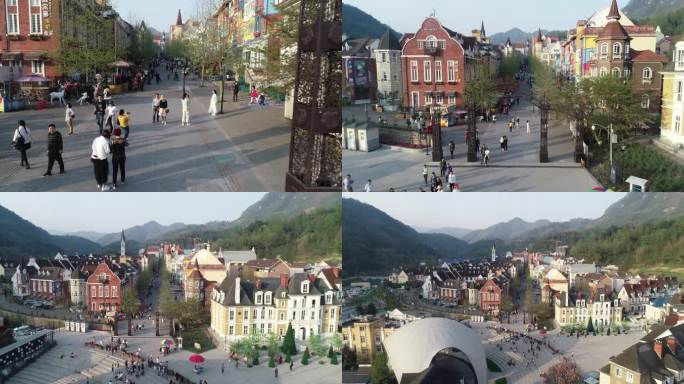 h彭州白鹿小镇航拍01