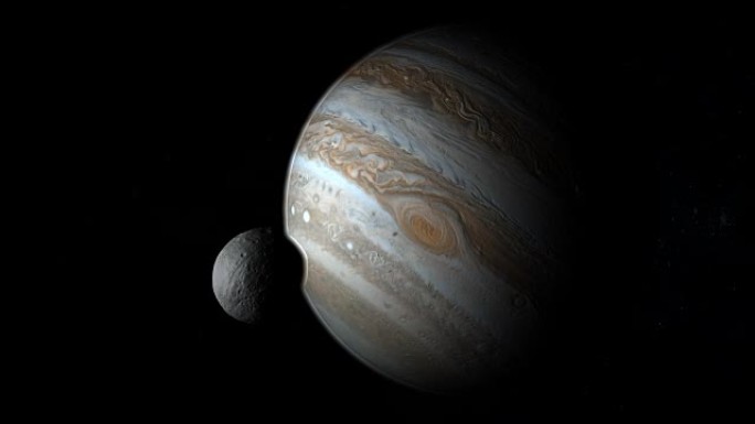在木星附近的外层空间运行的小行星灶神星