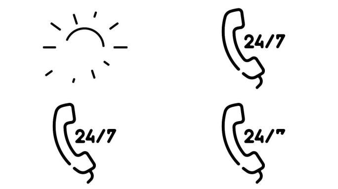 电话线运动图形