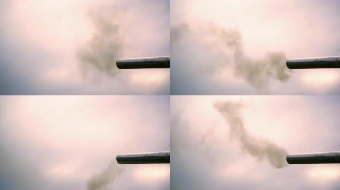 小型工业烟管堆对自然空气污染的影响