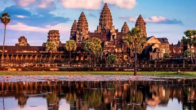 柬埔寨地标吴哥窟的历史