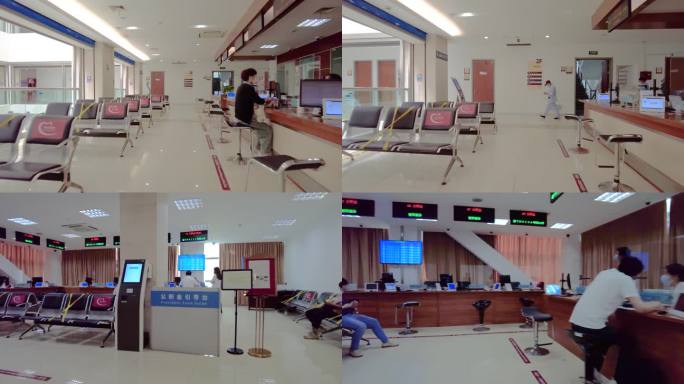 市民中心办事大厅行政服务中心视频素材空镜