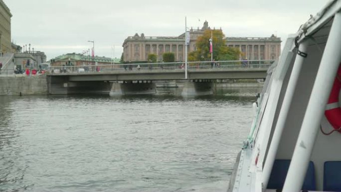 瑞典斯德哥尔摩船内的景色